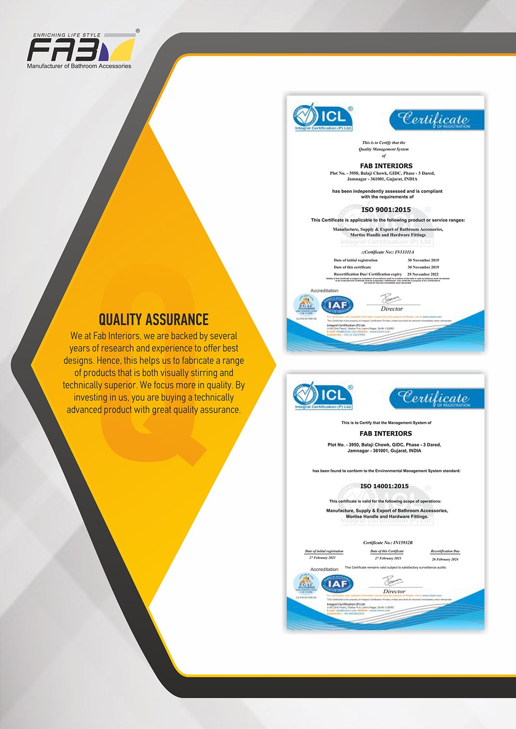 Distributor of Bathroom Accessories in India
